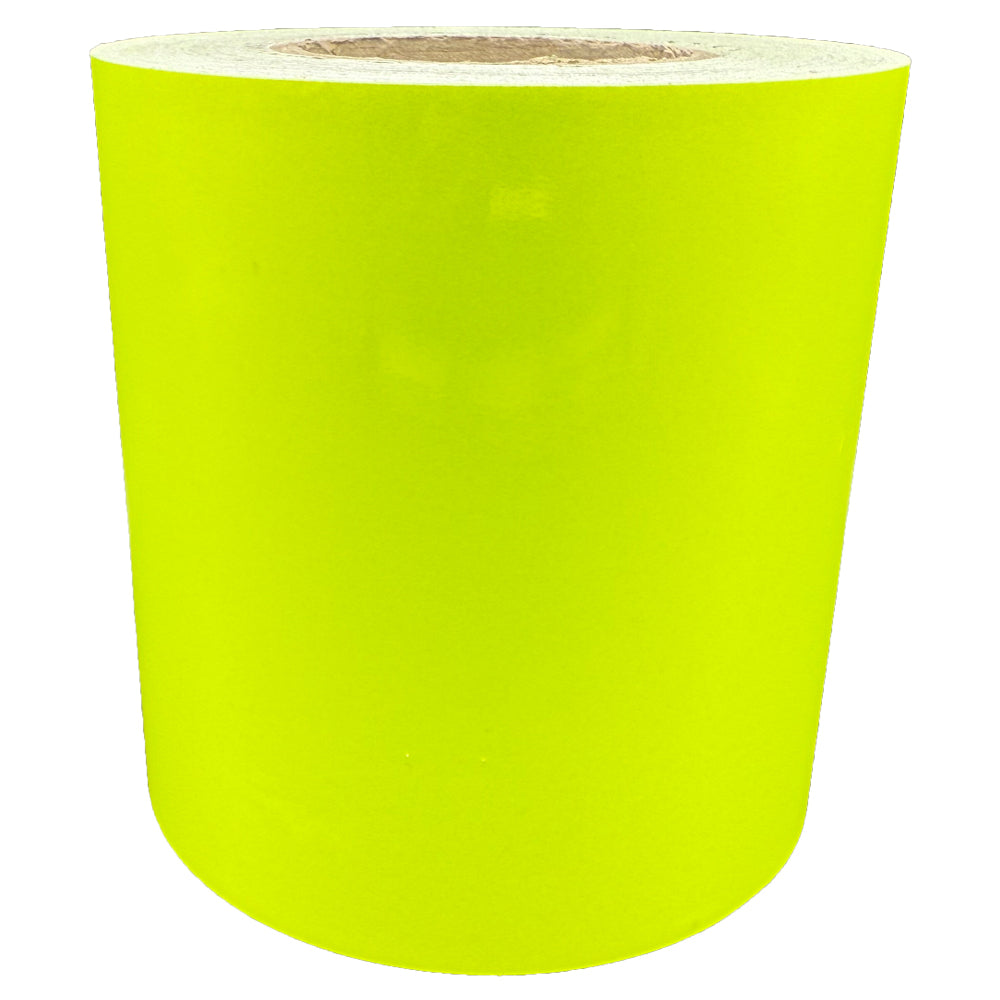 6" Inch Fluorescent Lime Reflective Tape Nikkalite 48000 (Type 1 ELG)
