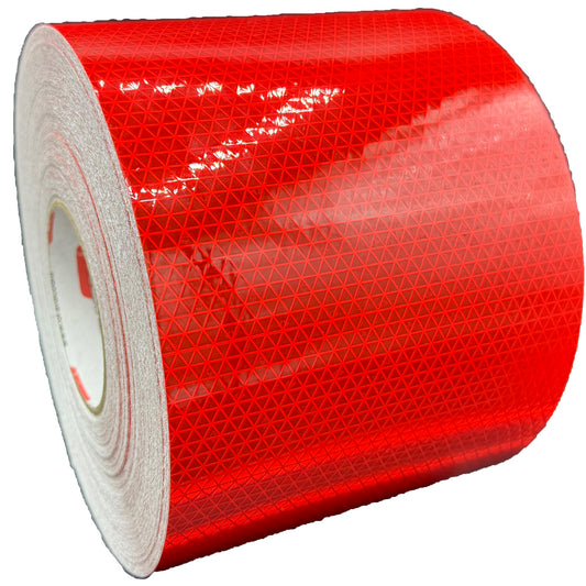 6" Inch Oralite V98 Red Prismatic Reflective Tape