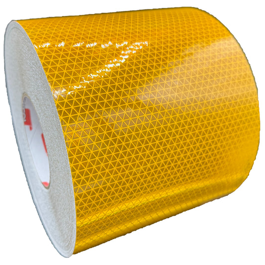 6" Inch Oralite V98 School Bus Yellow Prismatic Reflective Tape - Reflective Pro