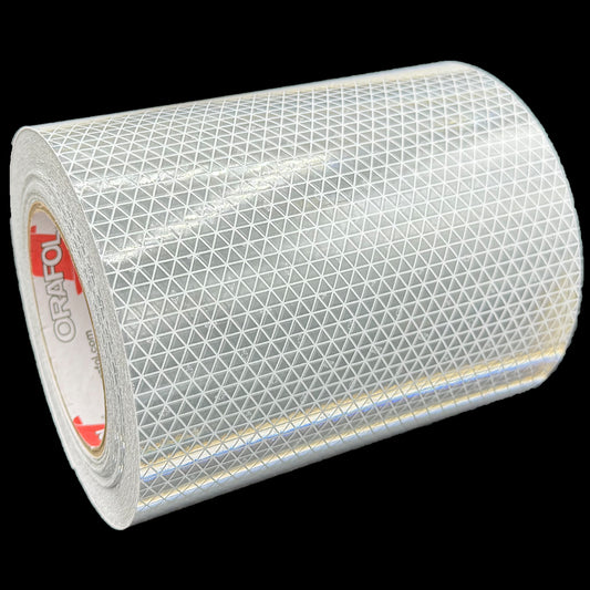 6" Inch Oralite V98 White Prismatic Reflective Tape