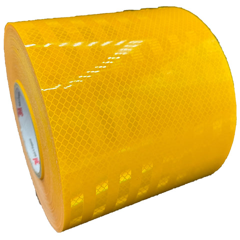 6" Inch Yellow Reflective Tape 3M 3430 EGP Prismatic (Type 1)