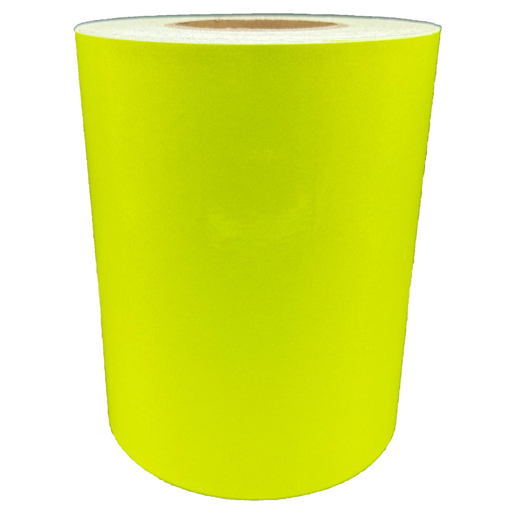 8" Inch Fluorescent Lime Reflective Tape Nikkalite 48000 (Type 1 ELG) - Reflective Pro