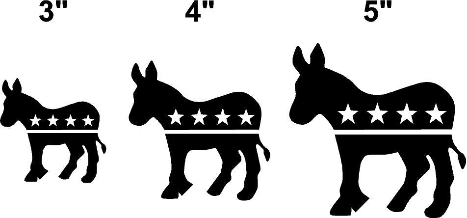 Reflective Prismatic "DNC Donkey" Sticker Oralite V98