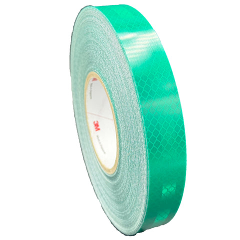 1" Inch Green Reflective Tape 3M 3430 EGP Prismatic (Type 1)