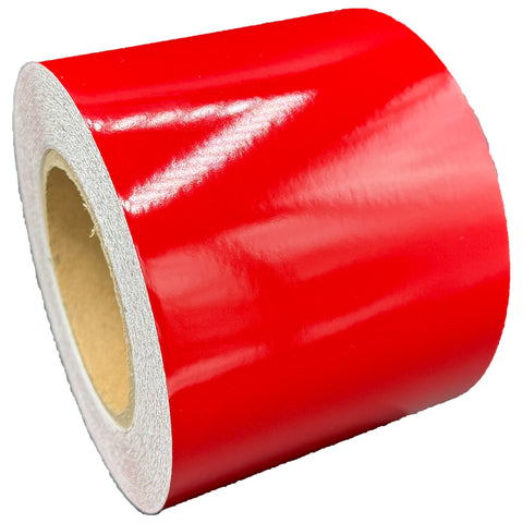 4" Inch Red Reflective Tape Nikkalite 48000 (Type 1 ELG)