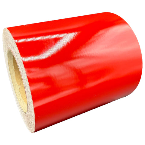 6" Inch Red Reflective Tape Nikkalite 48000 (Type 1 ELG)