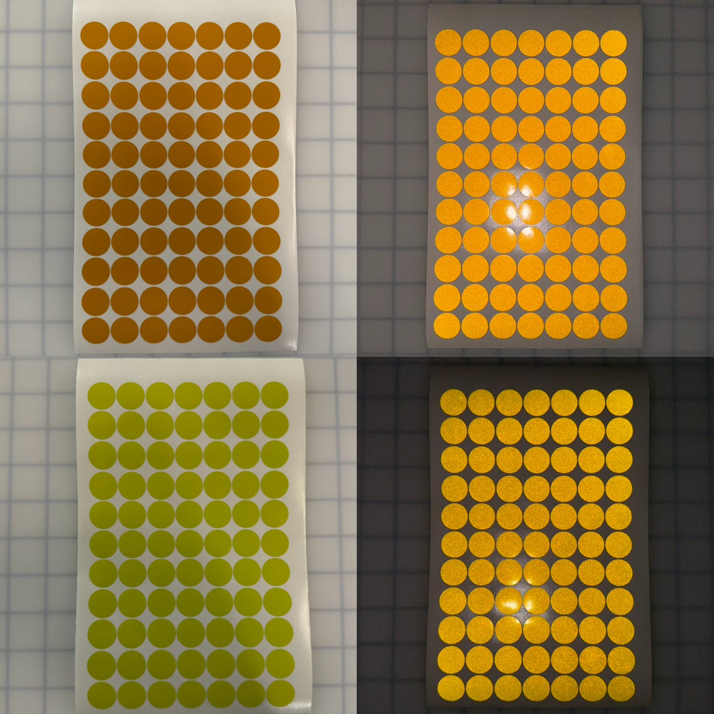 77 Reflective 3/4" ELG Dots Circles - Reflective Pro