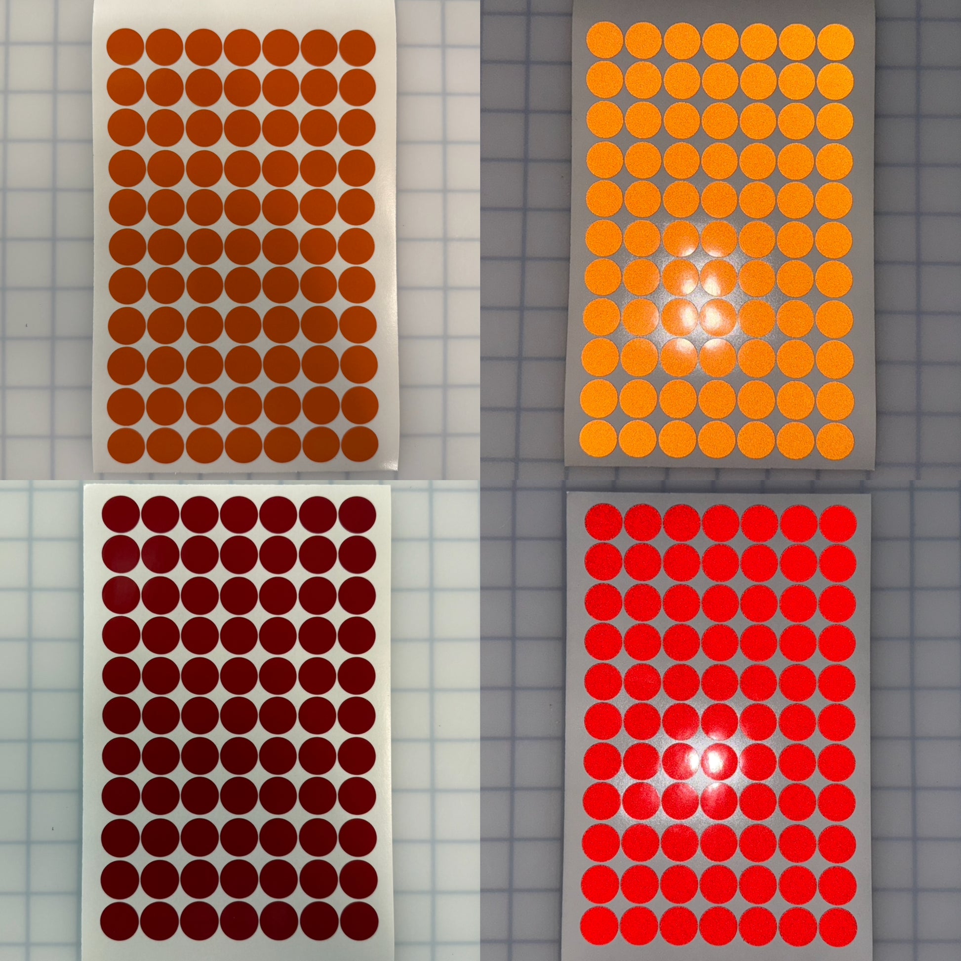 77 Reflective 3/4" ELG Dots Circles - Reflective Pro