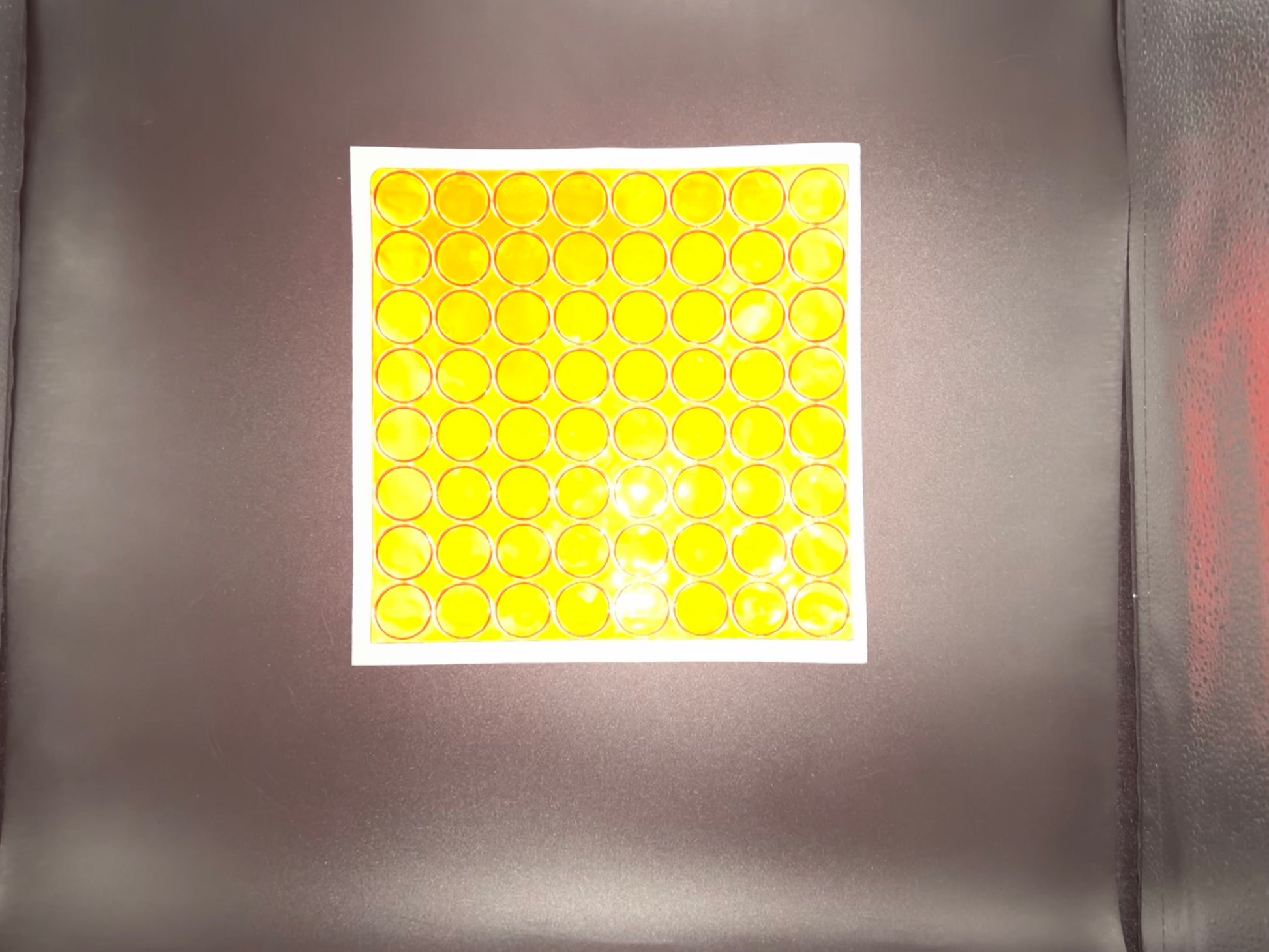 Oralite Reflective 1" Red Hot Dots (64 Circles Per Sheet) - Reflective Pro