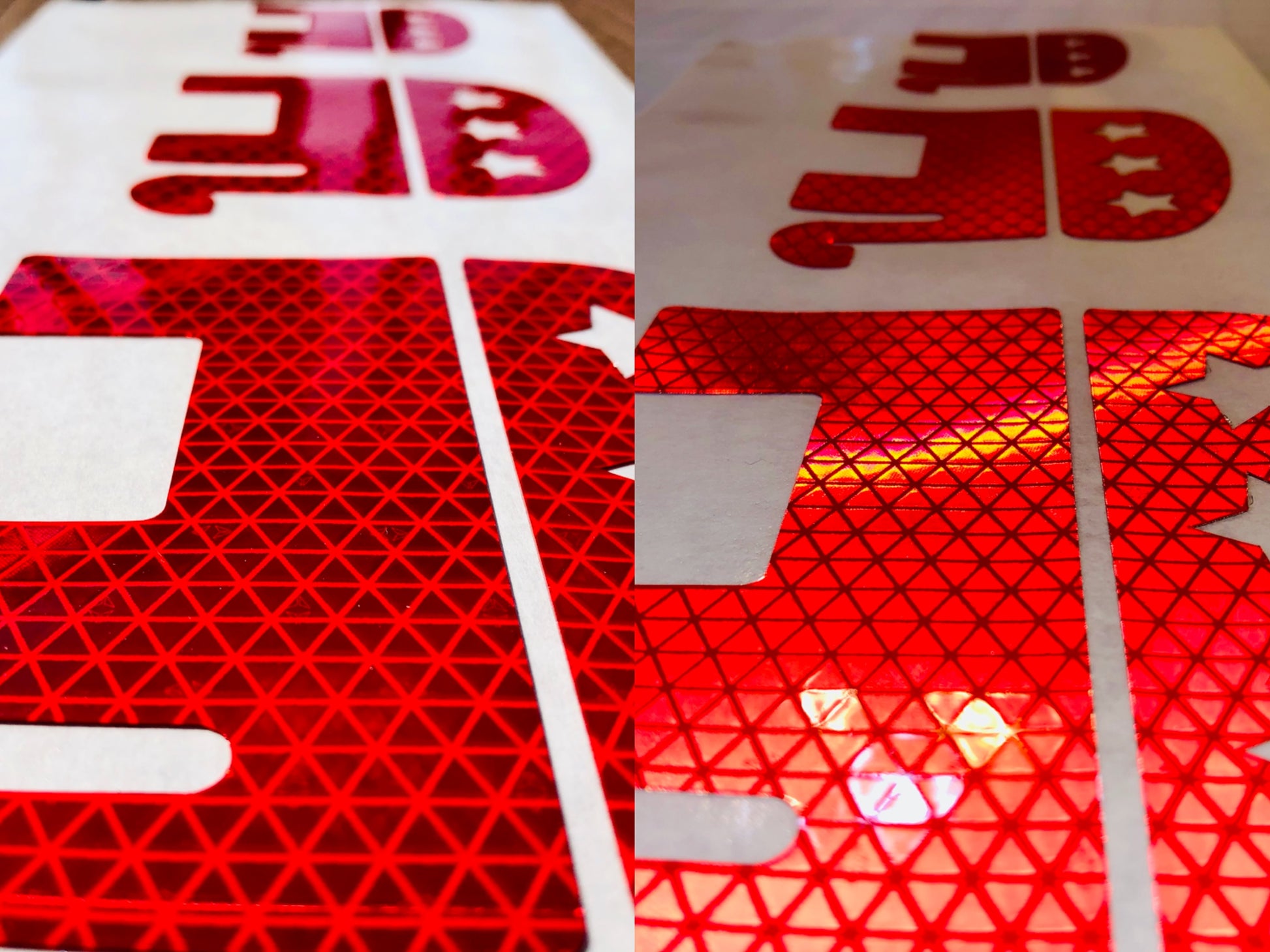 Reflective Prismatic "RNC Elephant" Sticker Oralite V98 - Reflective Pro