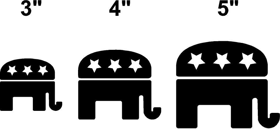 Reflective Prismatic "RNC Elephant" Sticker Oralite V98 - Reflective Pro
