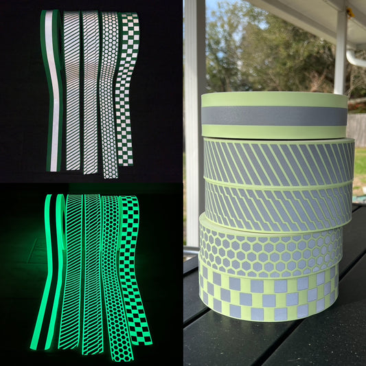 GLOW & REFLECTIVE Sew On Vest Trim - Reflective Pro