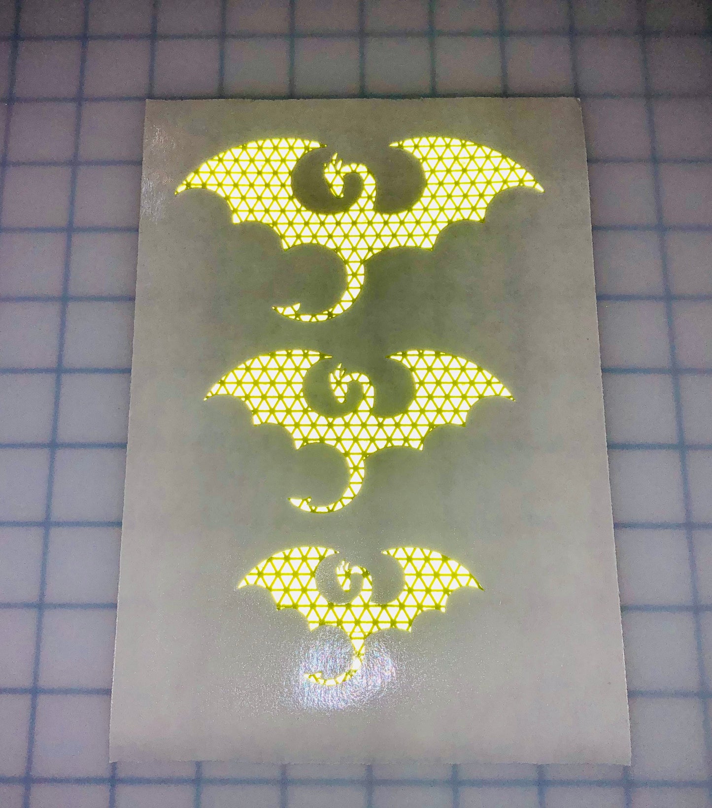 Reflective Prismatic "Dragon" Sticker Oralite V98