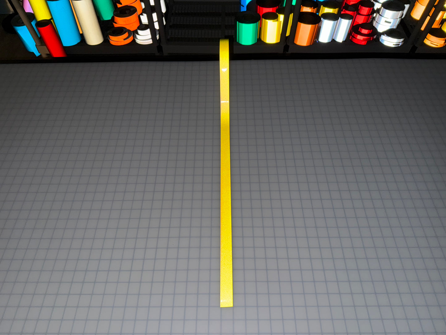 1" Inch Fluorescent Lime Reflective Tape Nikkalite 48000 (Type 1 ELG) - Reflective Pro