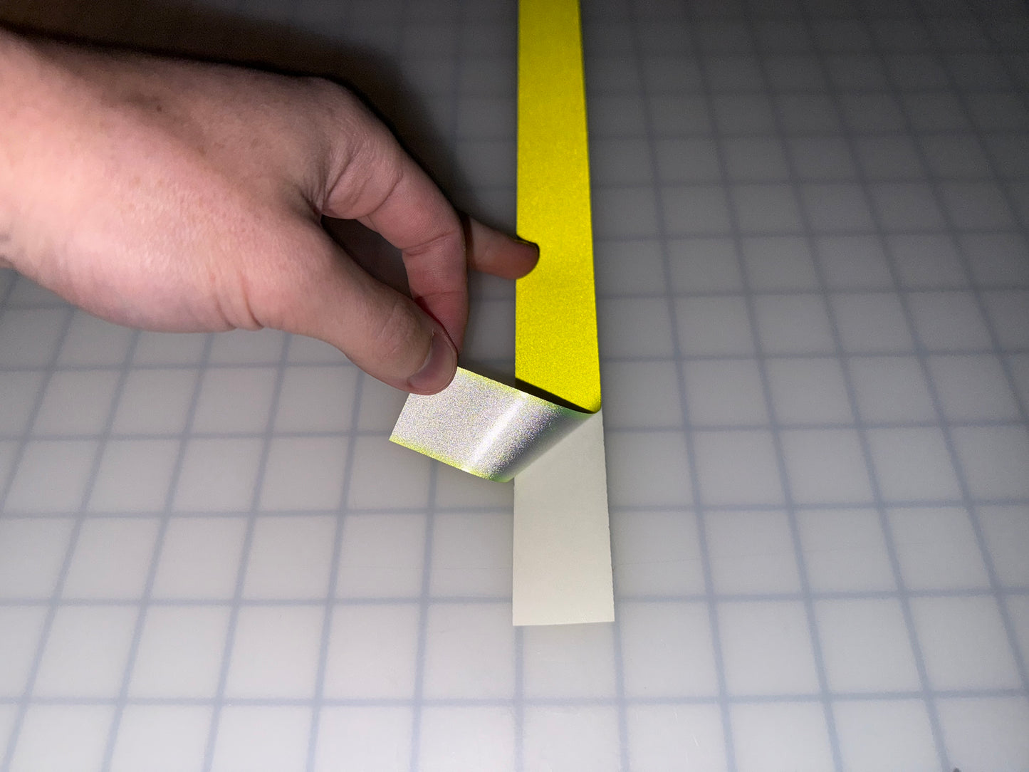 1" Inch Fluorescent Lime Reflective Tape Nikkalite 48000 (Type 1 ELG) - Reflective Pro