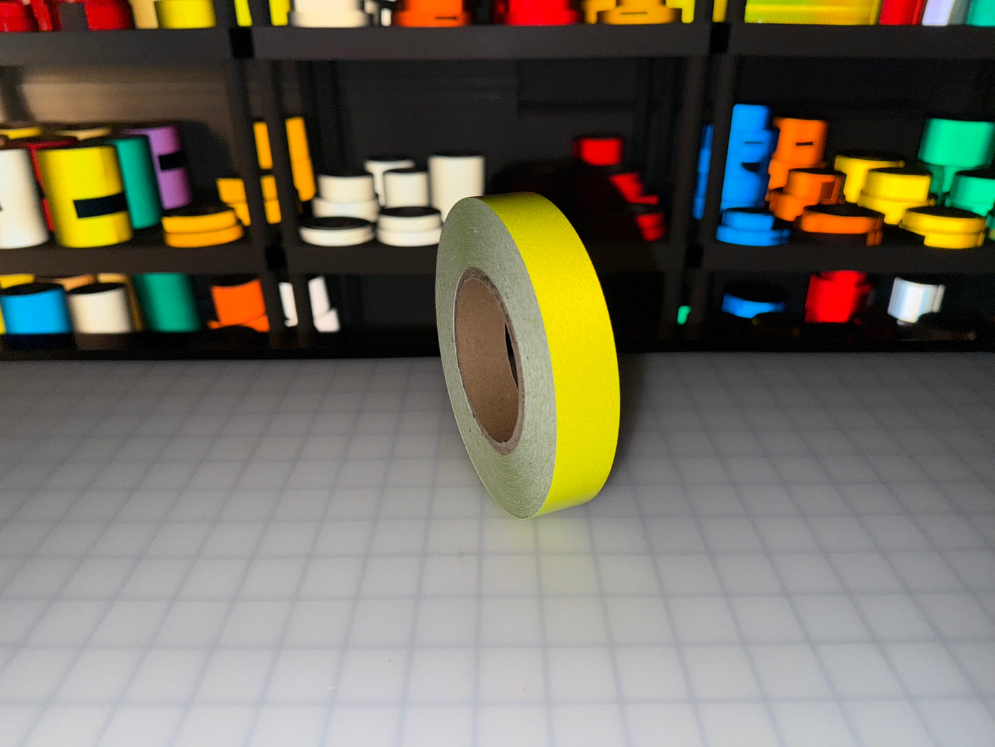 1" Inch Fluorescent Lime Reflective Tape Nikkalite 48000 (Type 1 ELG) - Reflective Pro
