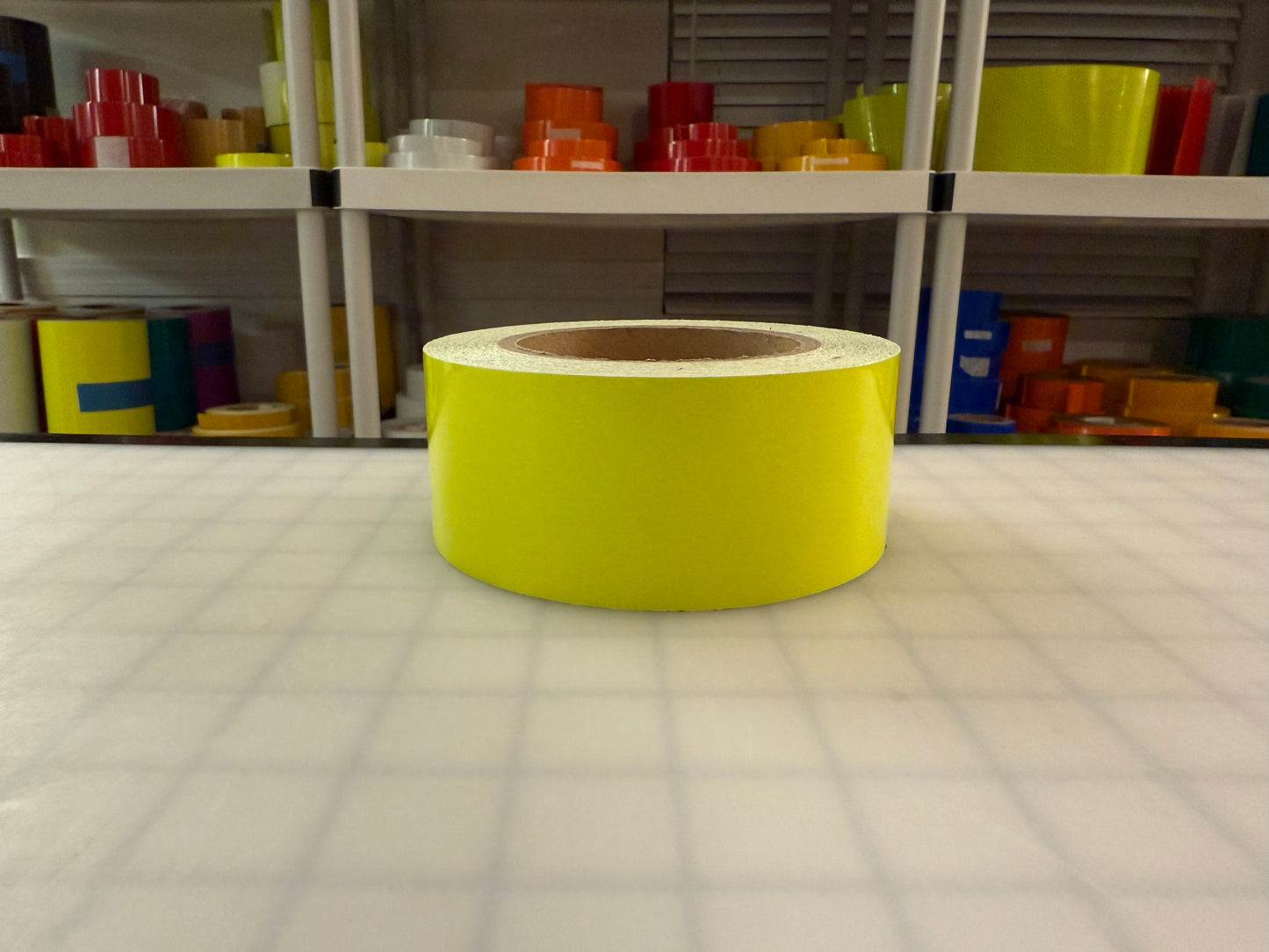 2" Inch Fluorescent Lime Reflective Tape Nikkalite 48000 (Type 1 ELG) - Reflective Pro