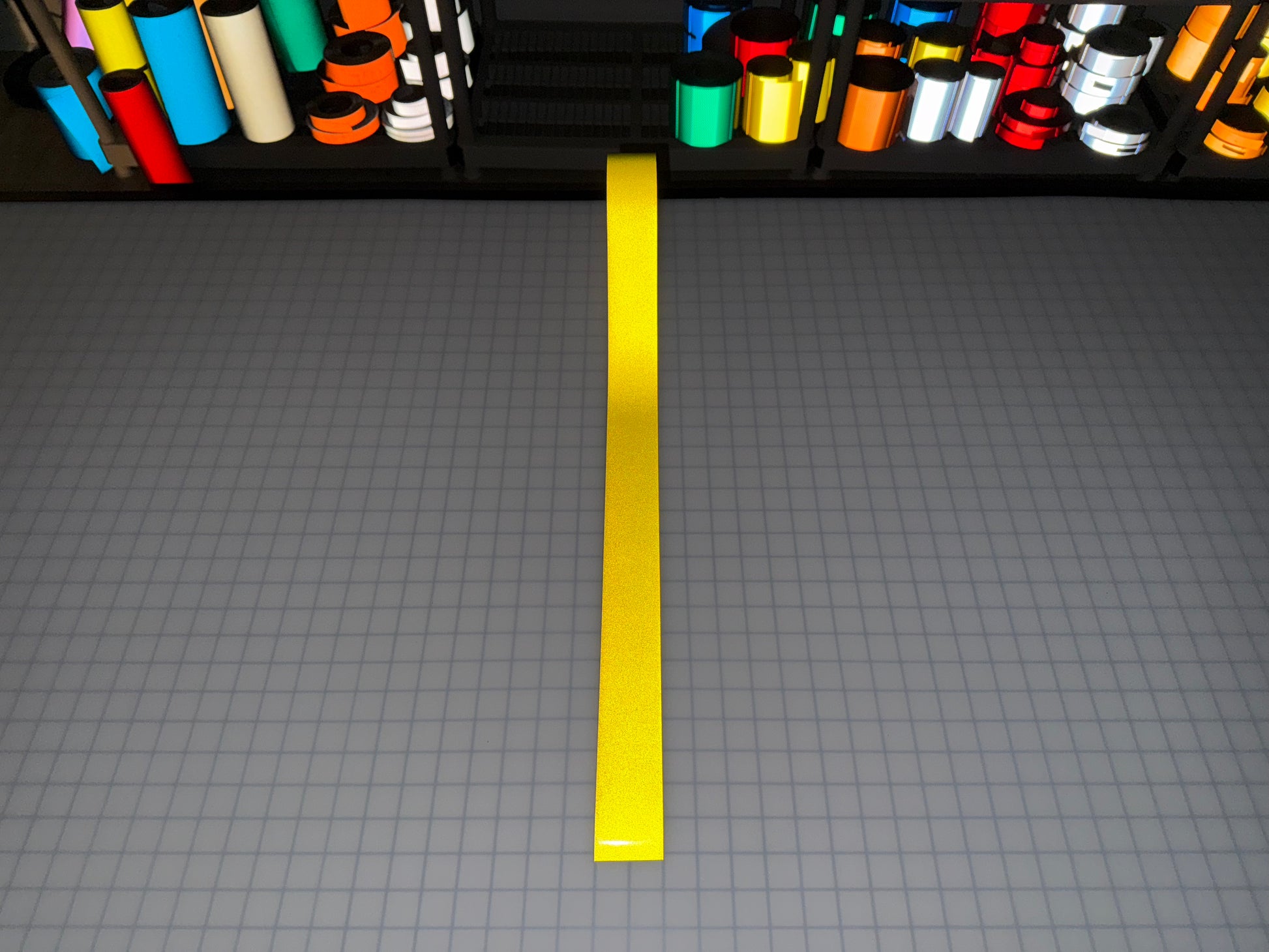 2" Inch Fluorescent Lime Reflective Tape Nikkalite 48000 (Type 1 ELG) - Reflective Pro