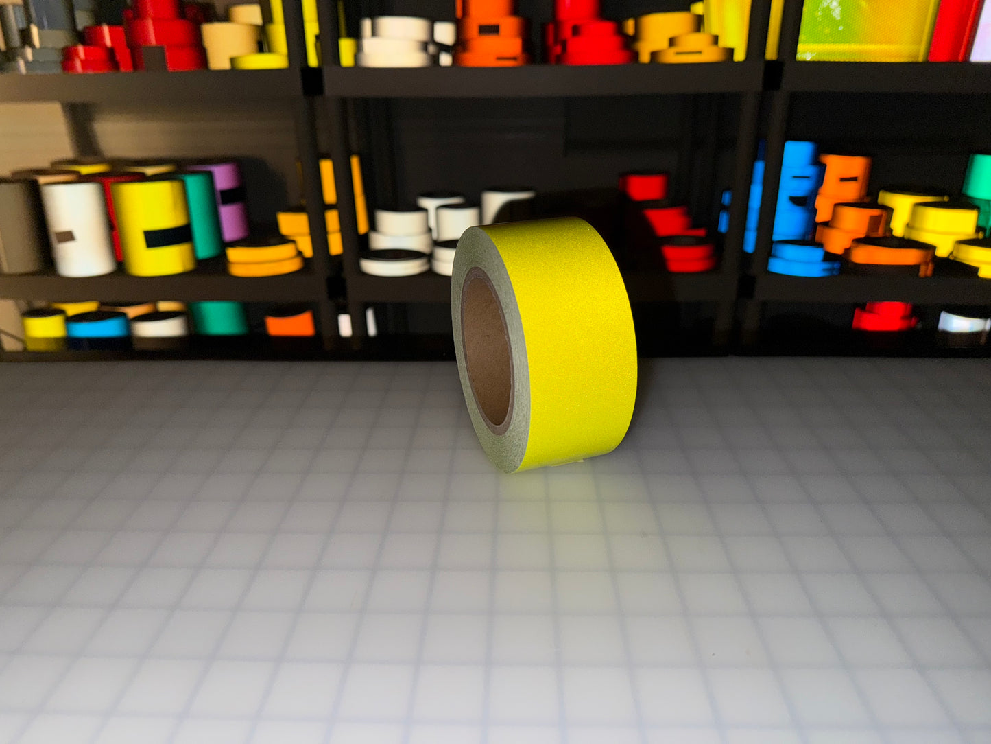 2" Inch Fluorescent Lime Reflective Tape Nikkalite 48000 (Type 1 ELG) - Reflective Pro