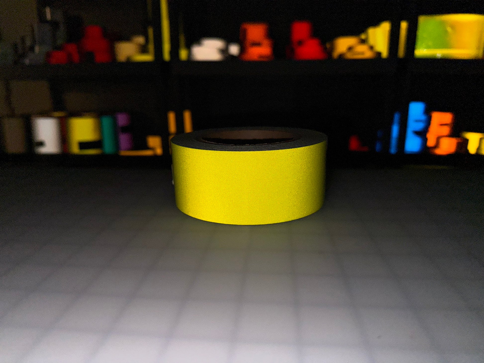2" Inch Fluorescent Lime Reflective Tape Nikkalite 48000 (Type 1 ELG) - Reflective Pro