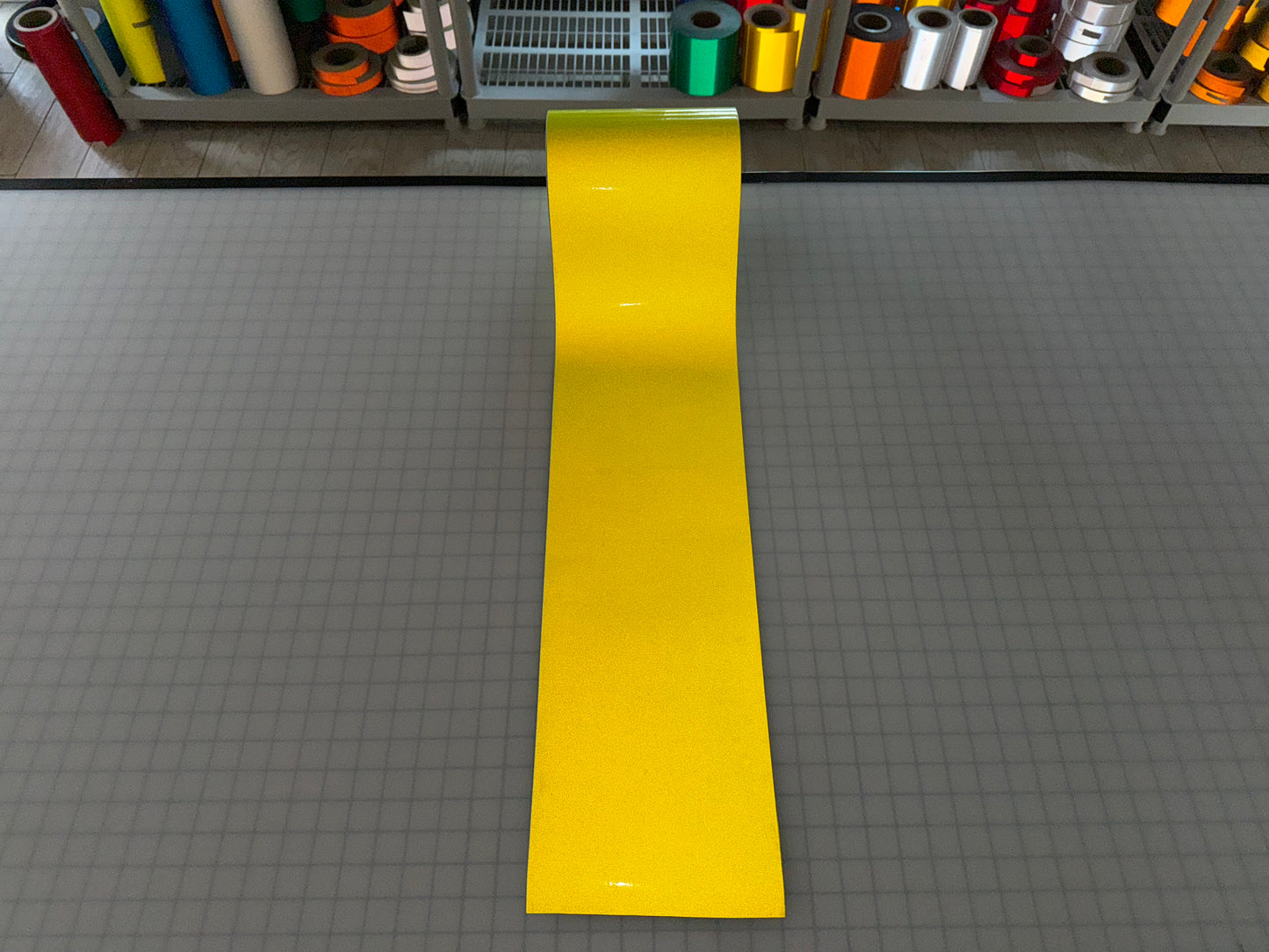 8" Inch Fluorescent Lime Reflective Tape Nikkalite 48000 (Type 1 ELG) - Reflective Pro