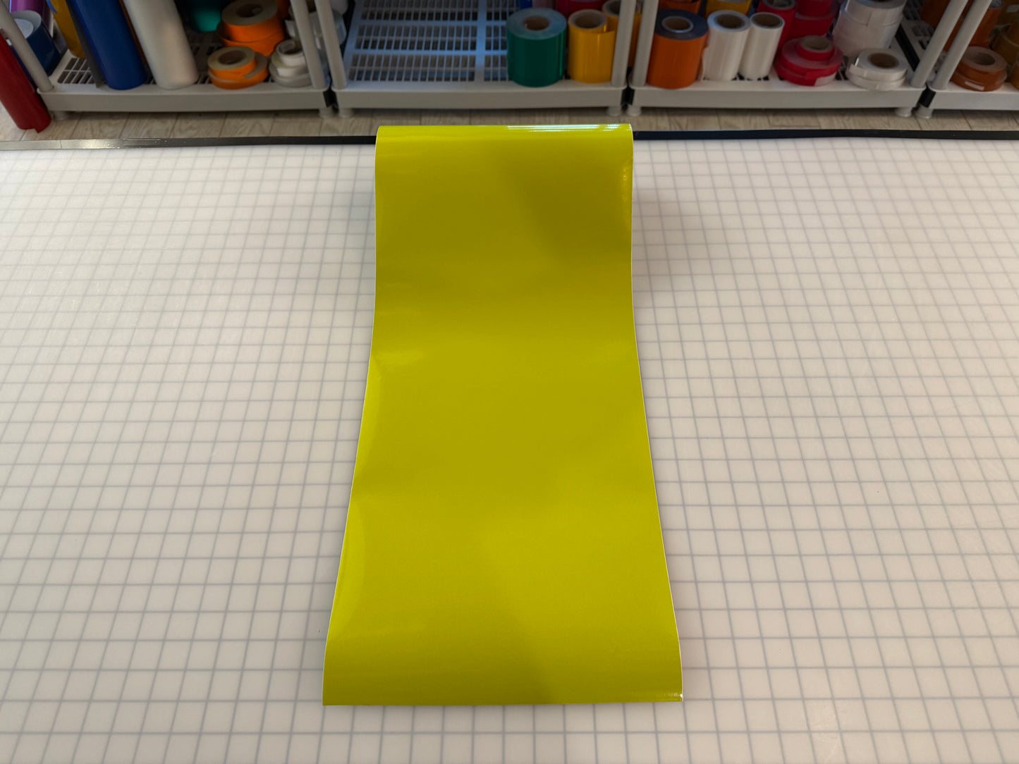 12" Inch Fluorescent Lime Reflective Tape Nikkalite 48000 (Type 1 ELG) - Reflective Pro