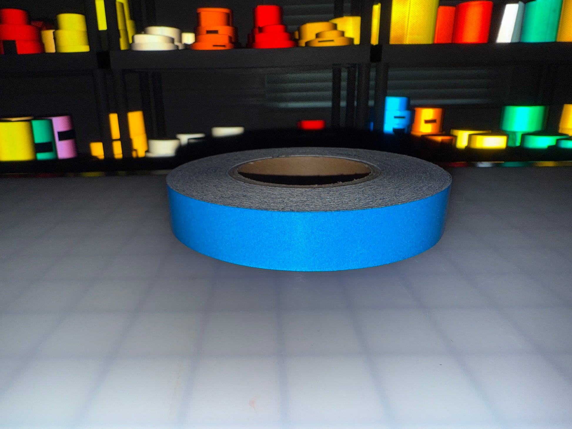 1" Inch Blue Reflective Tape Nikkalite 48000 (Type 1 ELG) - Reflective Pro