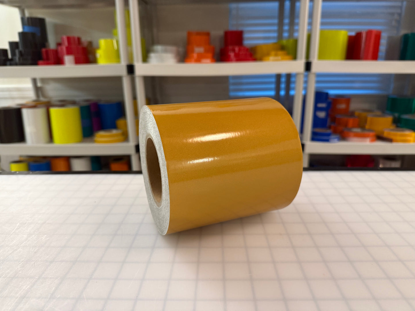 6" Inch Gold Reflective Tape Nikkalite 48000 (Type 1 ELG)