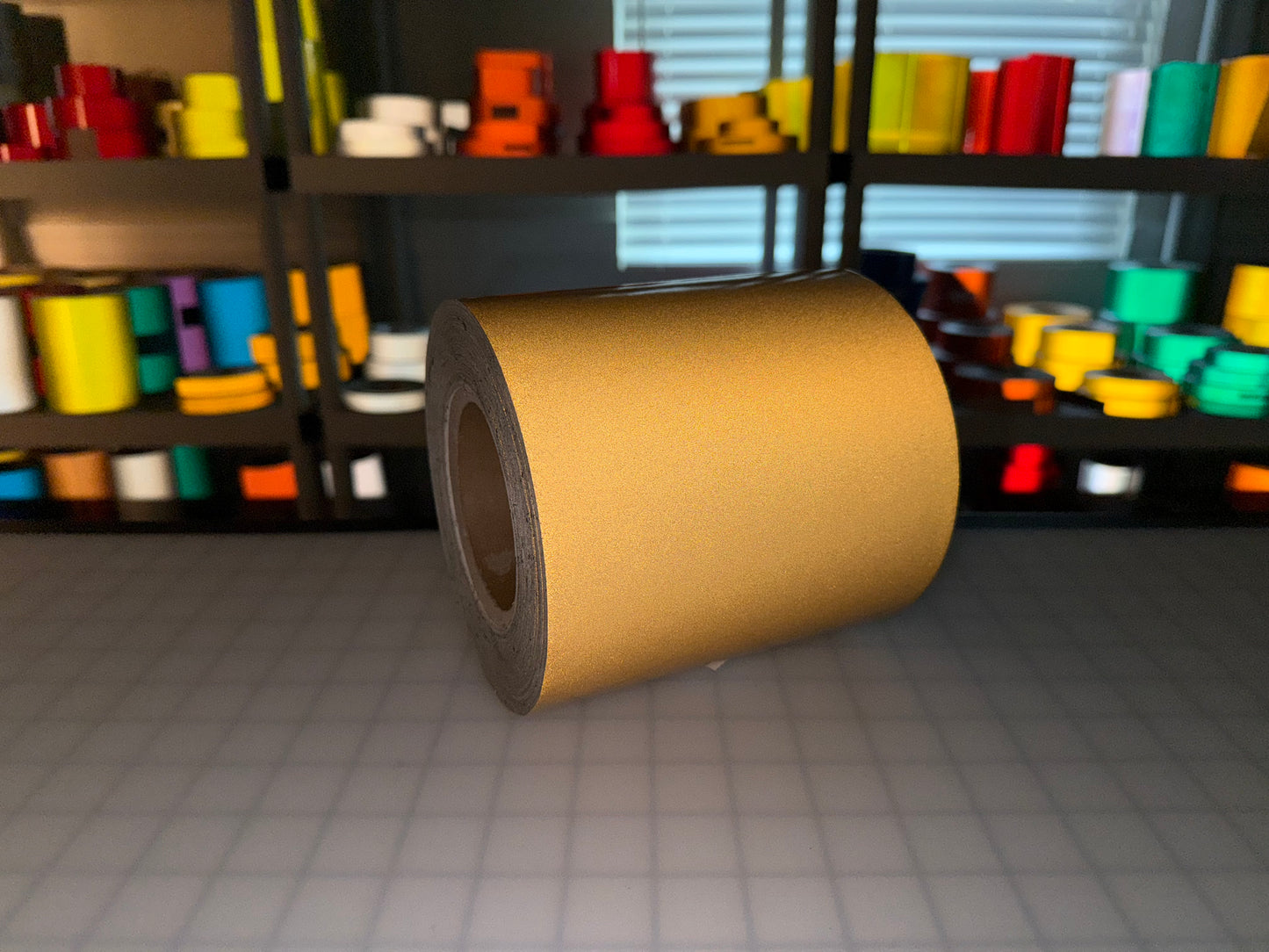 6" Inch Gold Reflective Tape Nikkalite 48000 (Type 1 ELG)