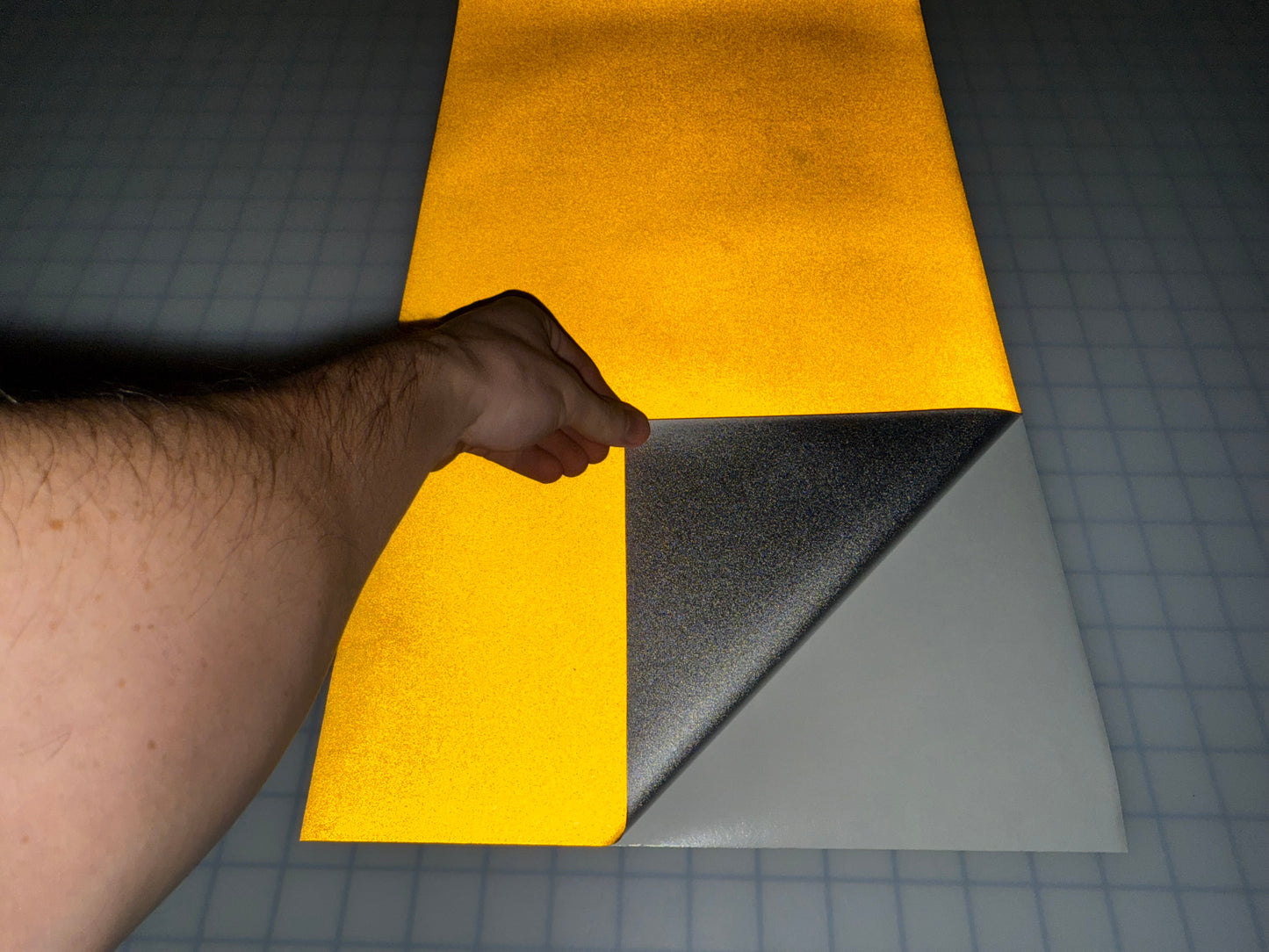 12" Inch Gold Reflective Tape Nikkalite 48000 (Type 1 ELG) - Reflective Pro