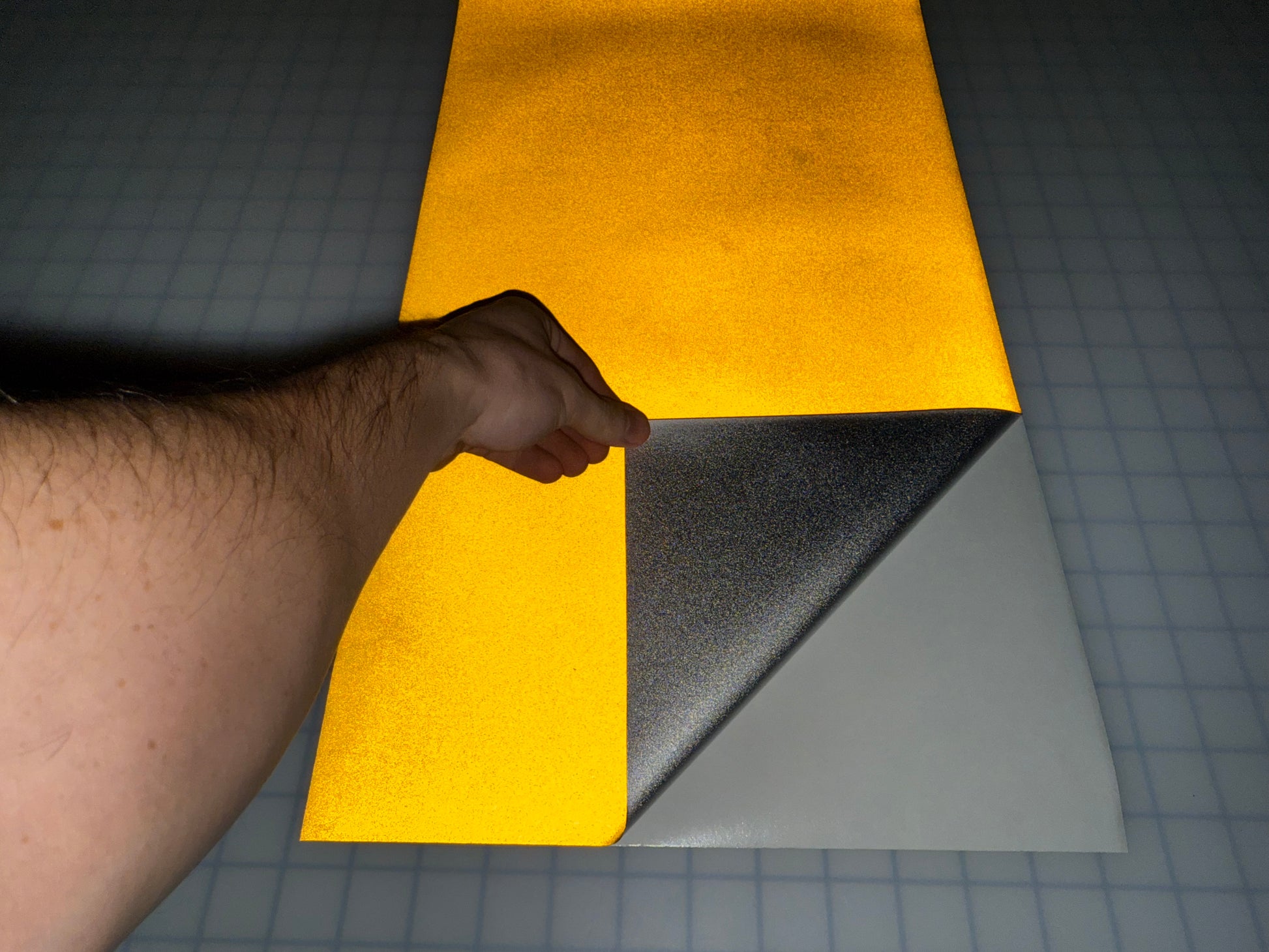 12" Inch Gold Reflective Tape Nikkalite 48000 (Type 1 ELG) - Reflective Pro