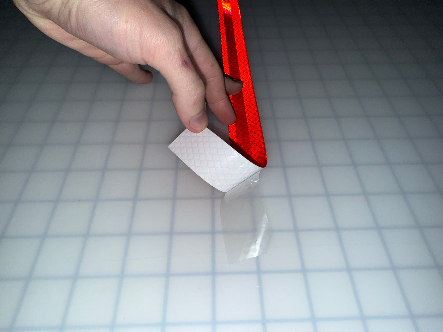 1" Inch Red Reflective Tape 3M 3430 EGP Prismatic (Type 1) - Reflective Pro