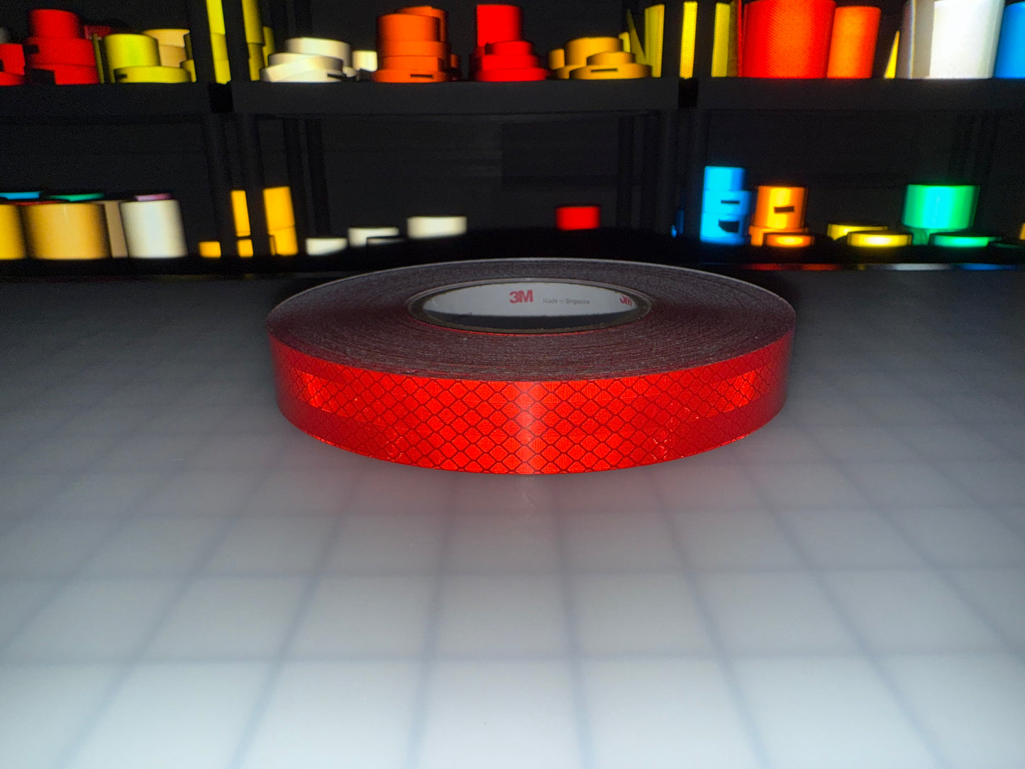1" Inch Red Reflective Tape 3M 3430 EGP Prismatic (Type 1) - Reflective Pro