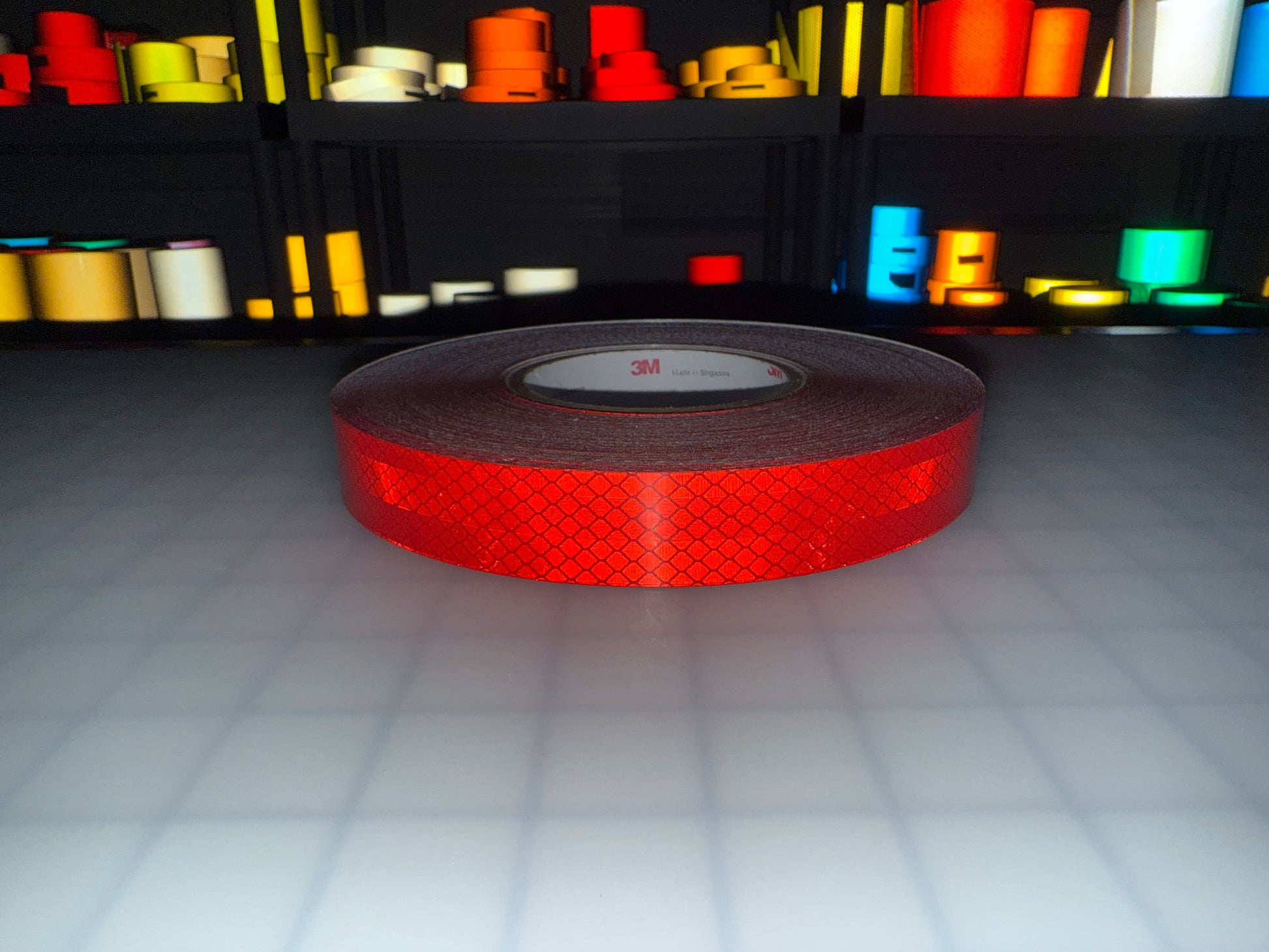 1" Inch Red Reflective Tape 3M 3430 EGP Prismatic (Type 1) - Reflective Pro