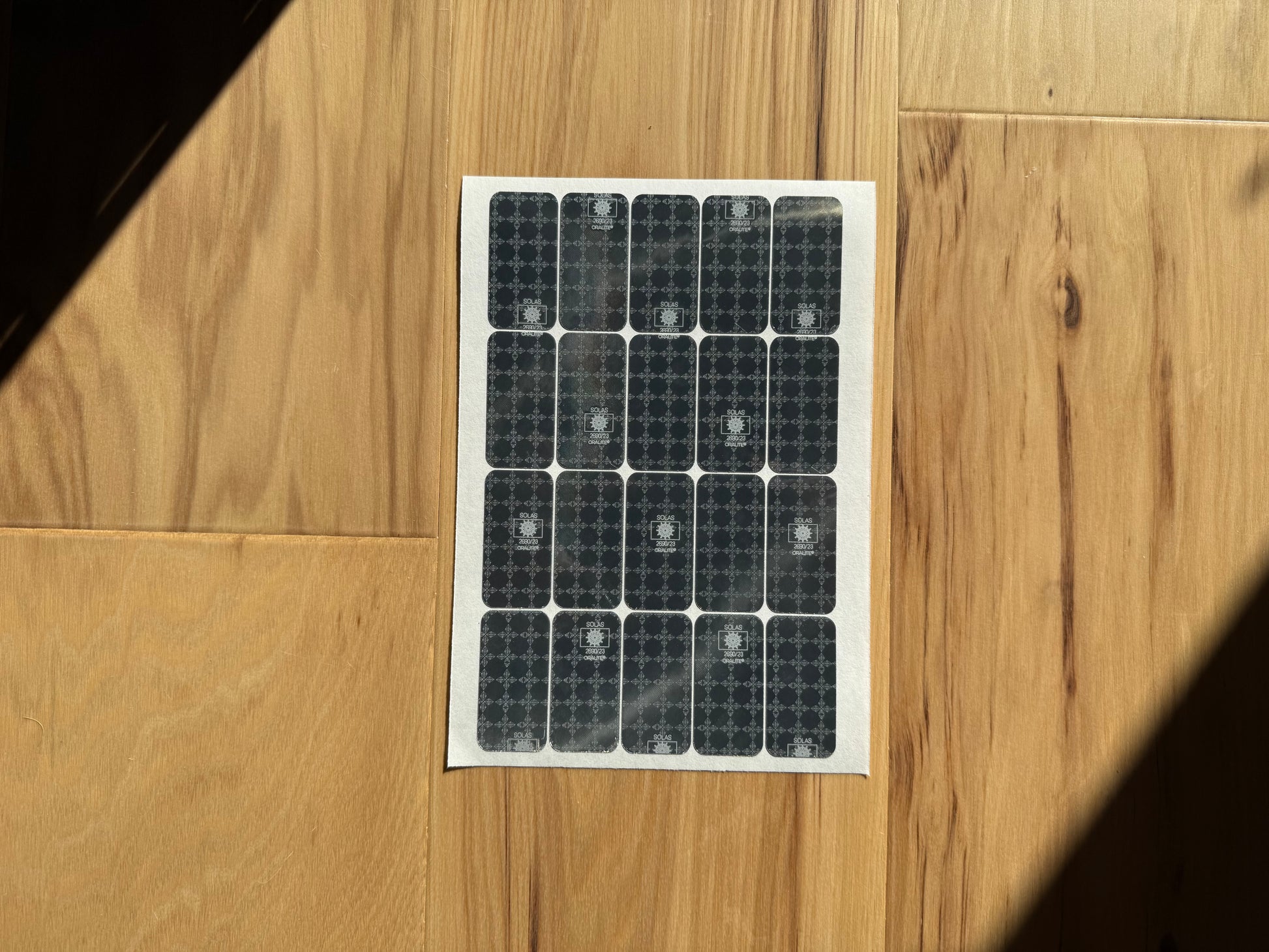 20 Oralite Reflective 1" x 2" SOLAS Rectangles - Reflective Pro