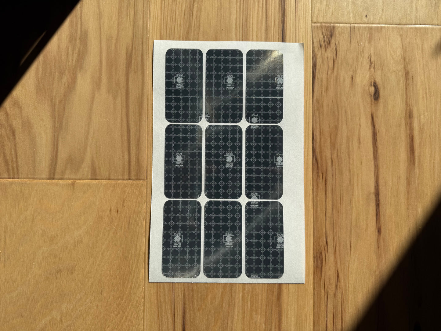 9 Oralite Reflective 1.5" x 3" SOLAS Rectangles - Reflective Pro