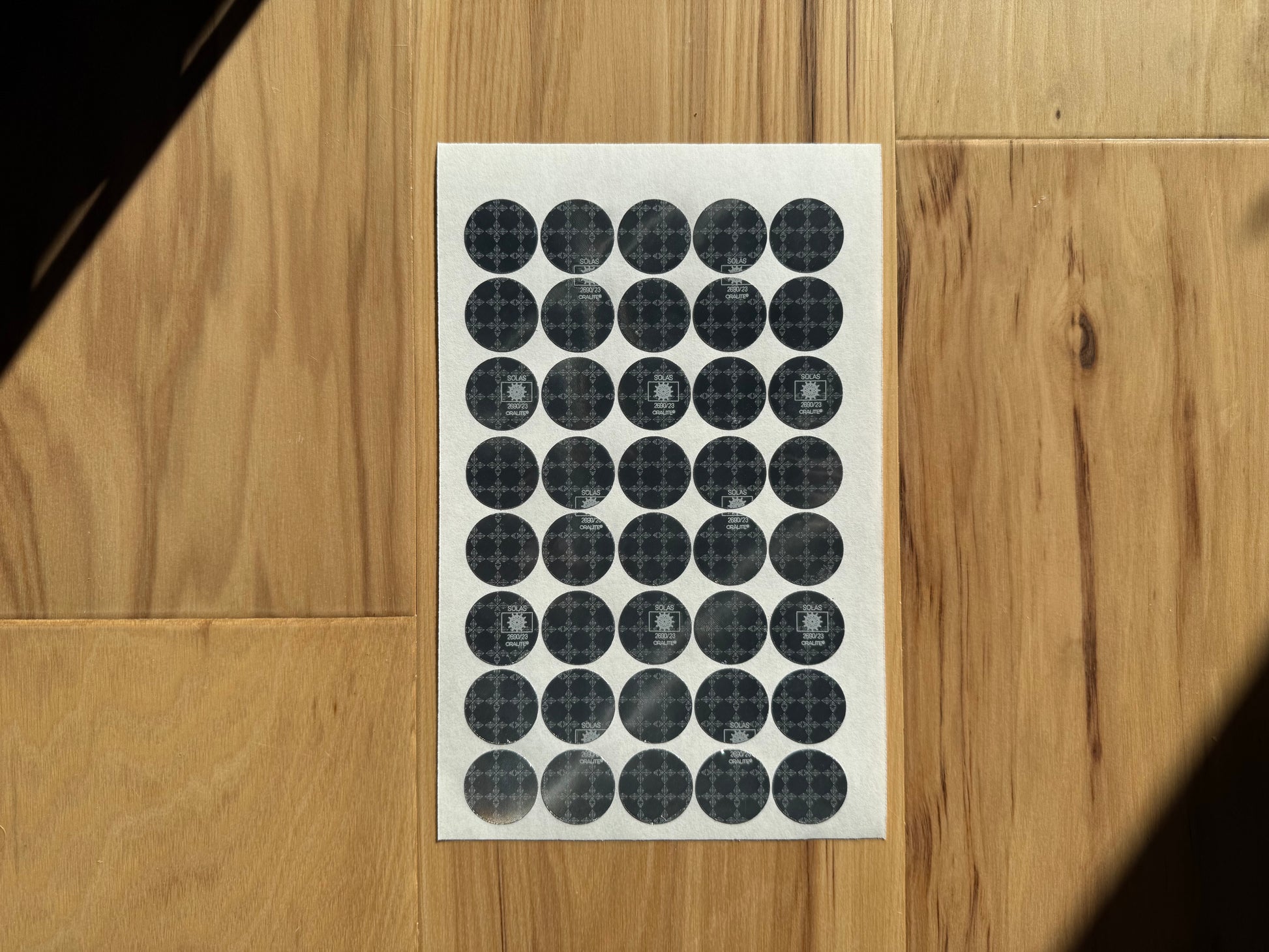 40 Oralite Reflective 1" SOLAS Dots - Reflective Pro