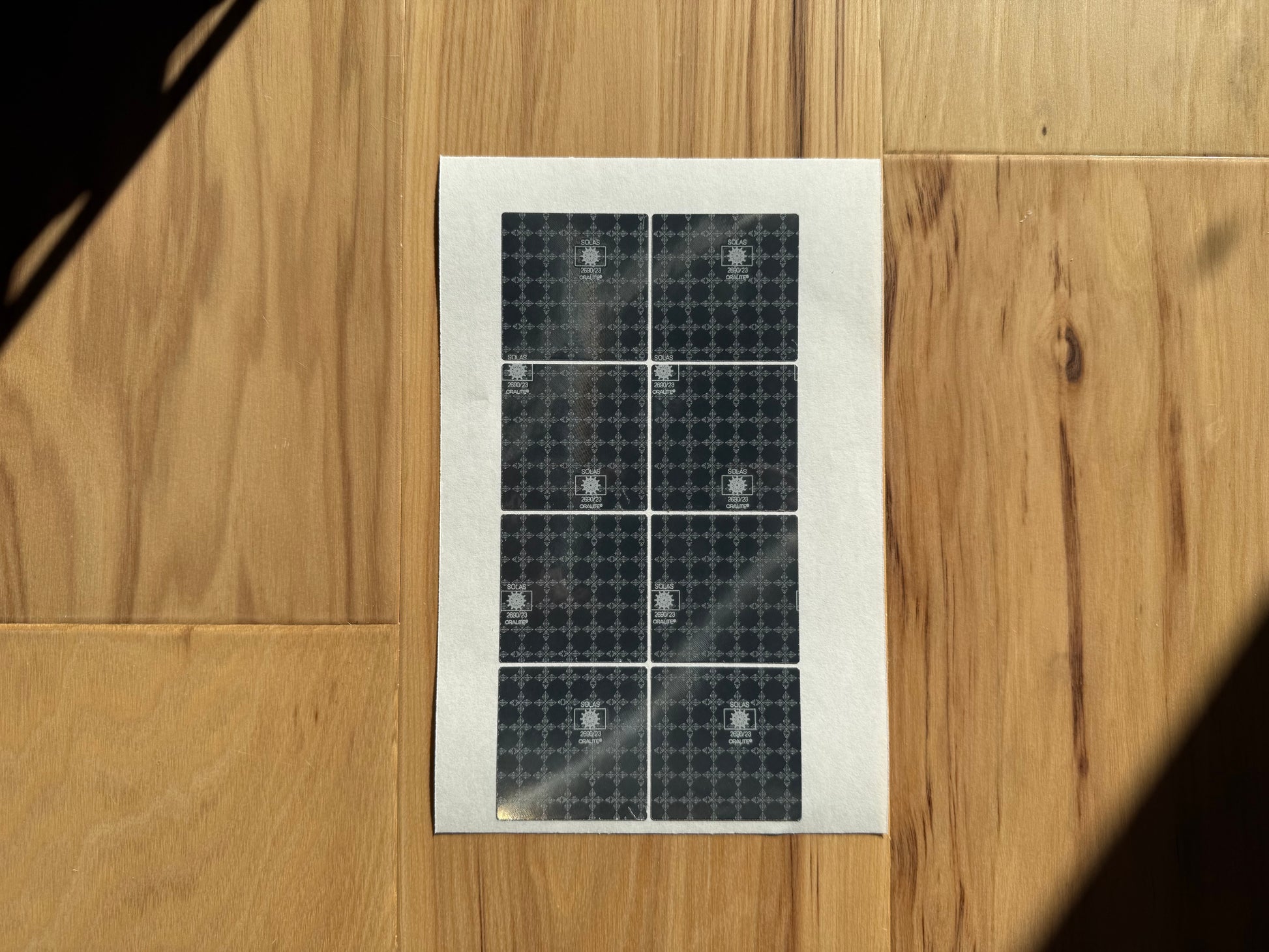 8 Oralite Reflective 2" SOLAS Squares - Reflective Pro