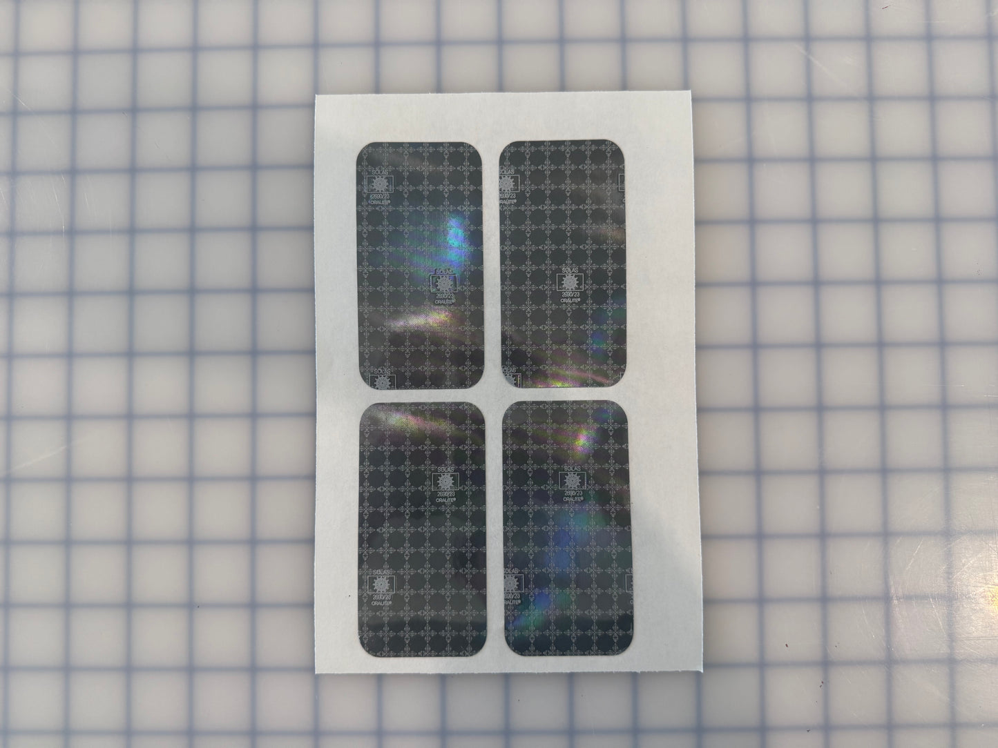 4 Oralite Reflective 2" x 4" SOLAS Rectangles - Reflective Pro