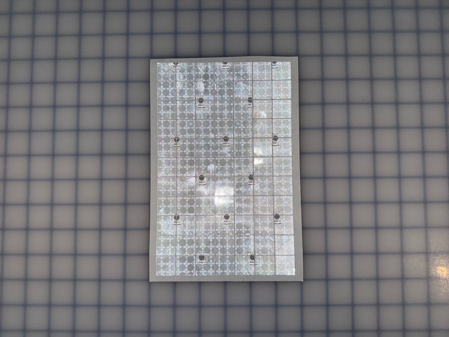 77 Oralite Reflective 0.75" SOLAS Squares - Reflective Pro