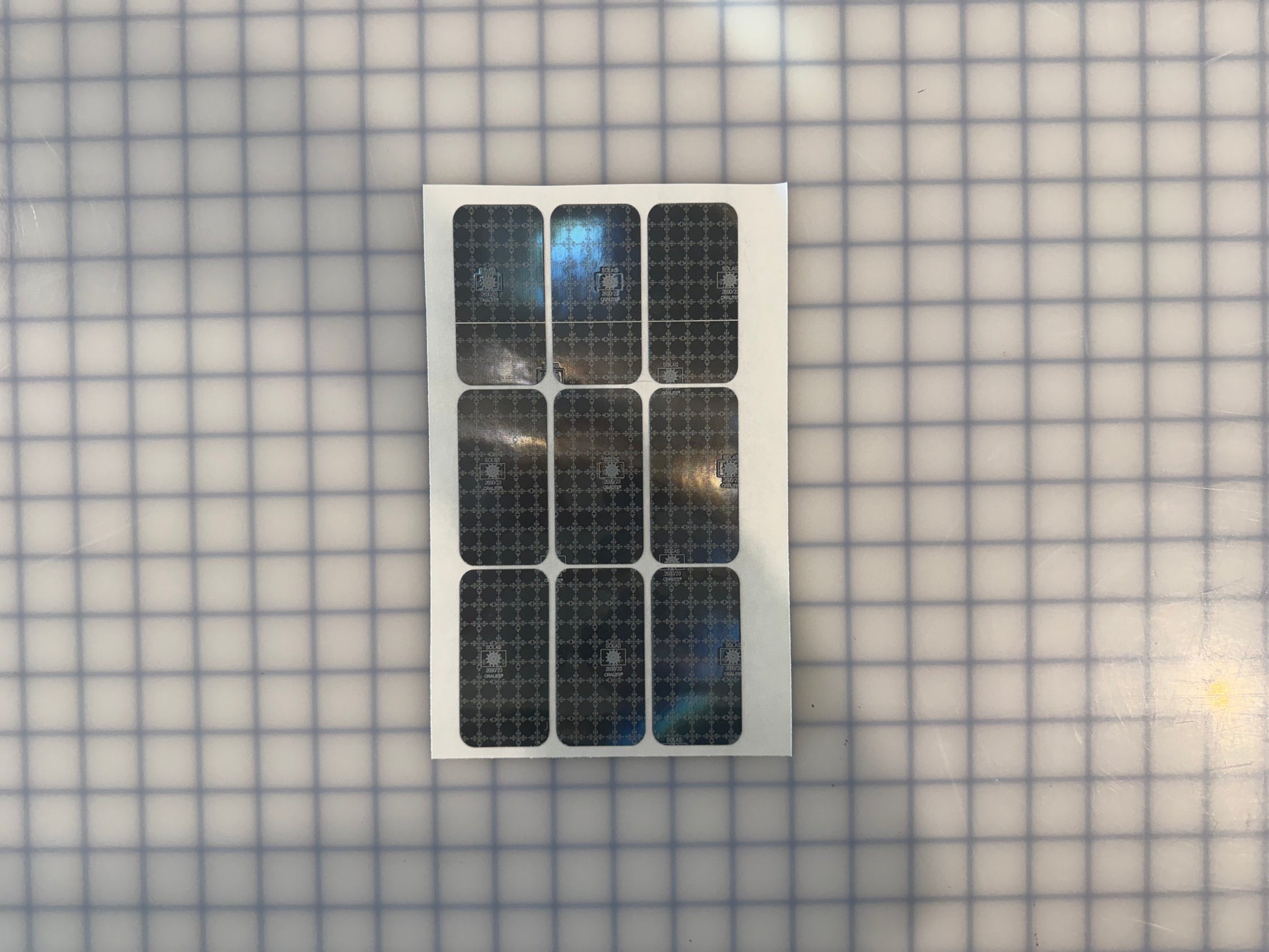 9 Oralite Reflective 1.5" x 3" SOLAS Rectangles - Reflective Pro