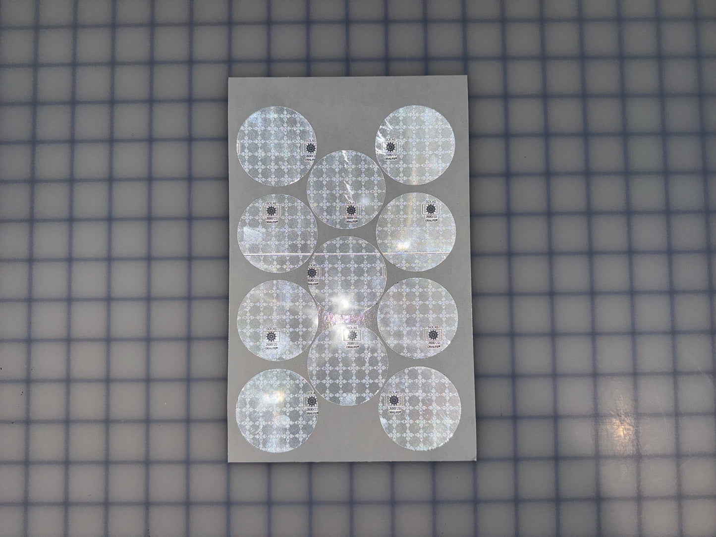 11 Oralite Reflective 2" SOLAS Dots - Reflective Pro