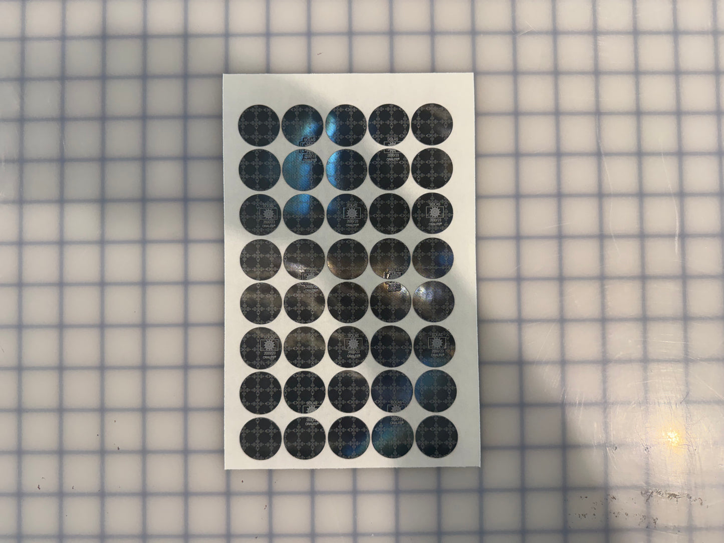 40 Oralite Reflective 1" SOLAS Dots - Reflective Pro