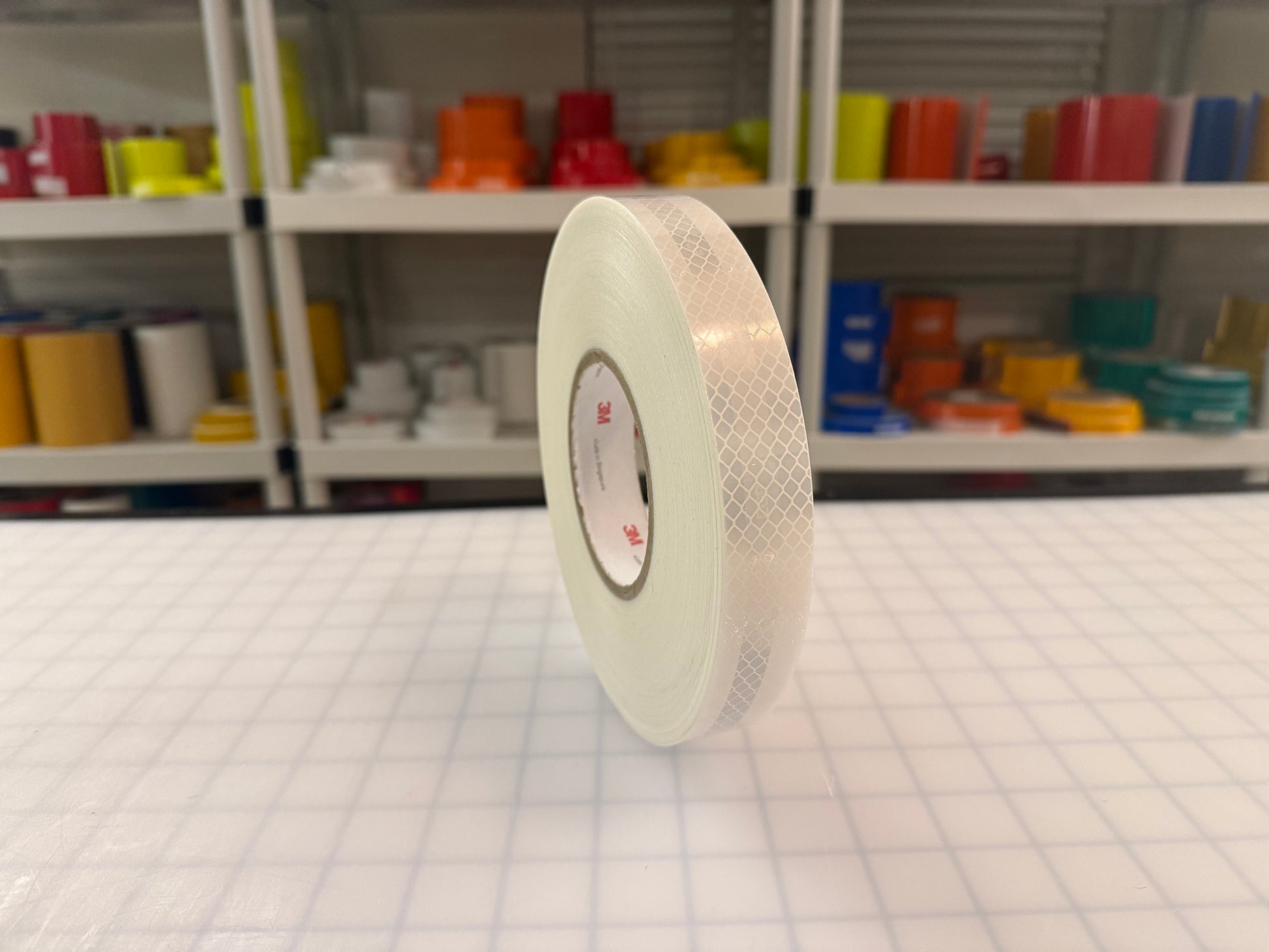 1" Inch White Reflective Tape 3M 3430 EGP Prismatic (Type 1) - Reflective Pro