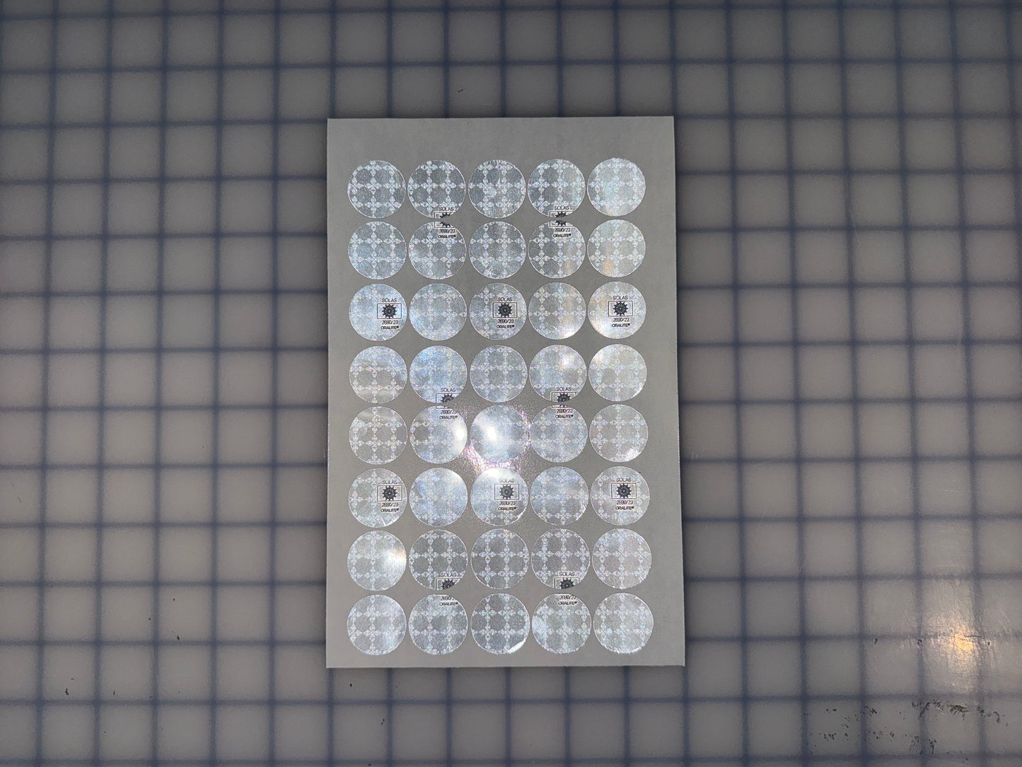 40 Oralite Reflective 1" SOLAS Dots - Reflective Pro