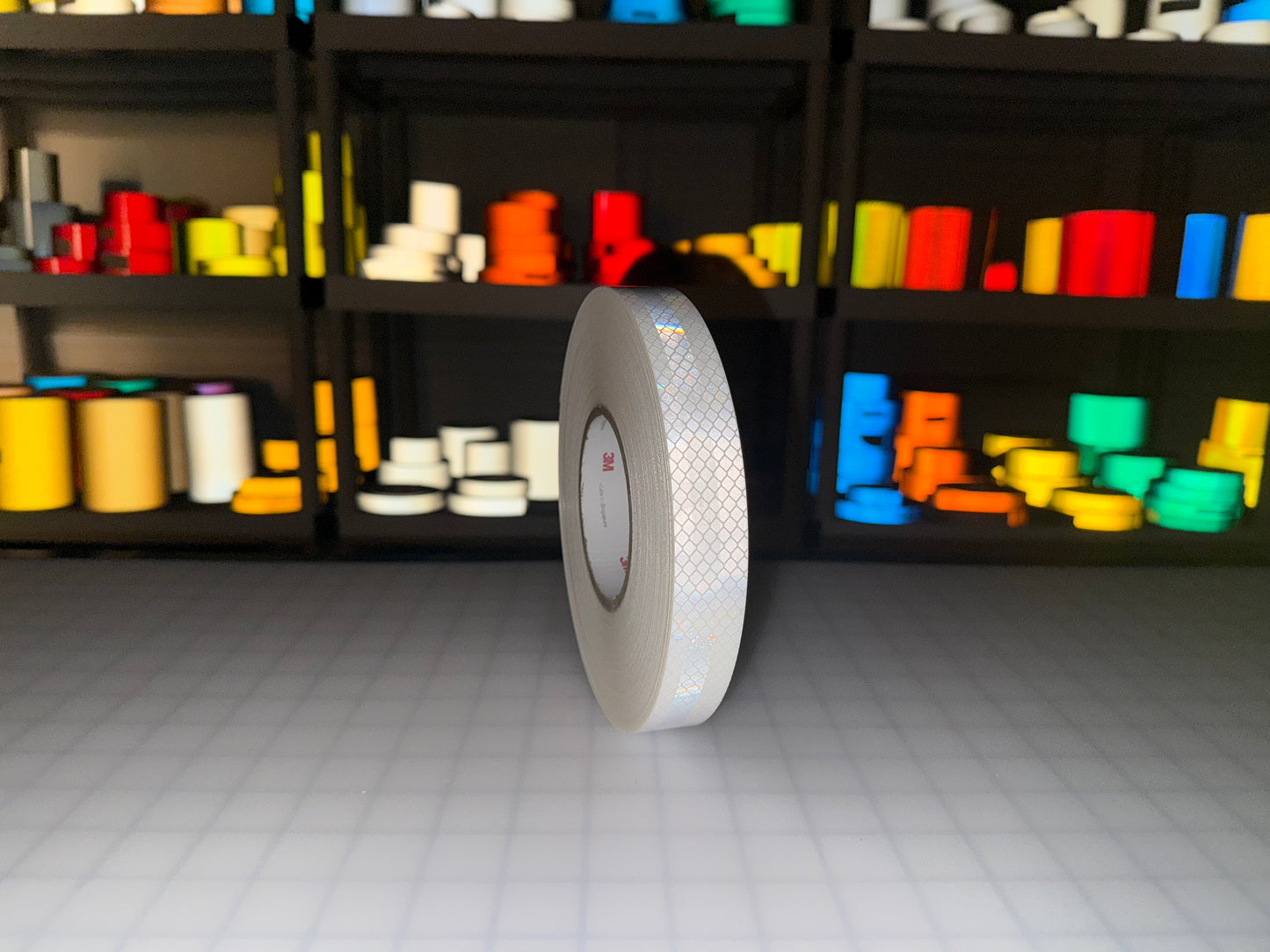 1" Inch White Reflective Tape 3M 3430 EGP Prismatic (Type 1) - Reflective Pro