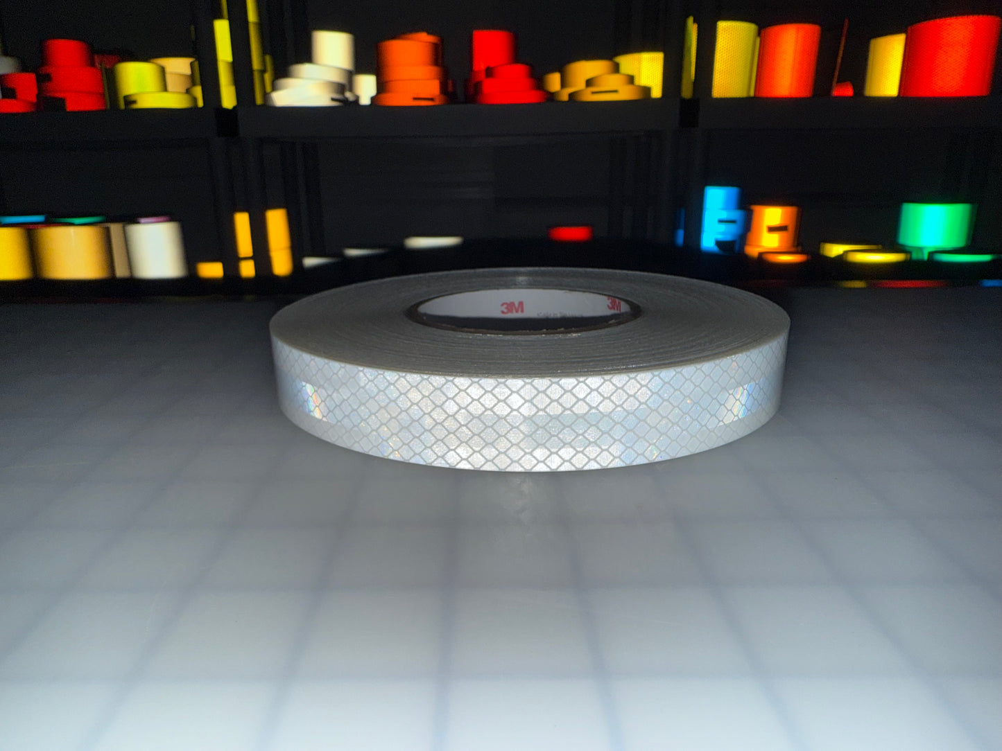 1" Inch White Reflective Tape 3M 3430 EGP Prismatic (Type 1) - Reflective Pro