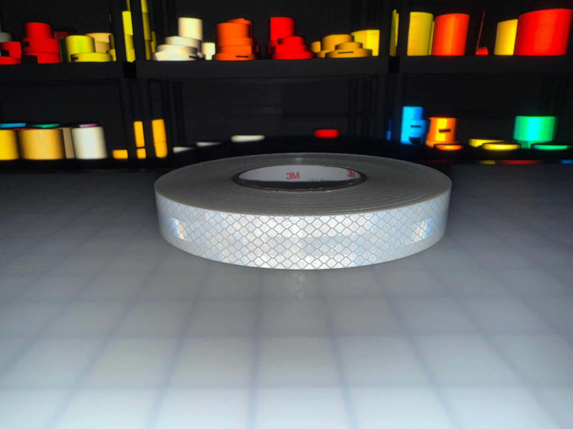 1" Inch White Reflective Tape 3M 3430 EGP Prismatic (Type 1) - Reflective Pro