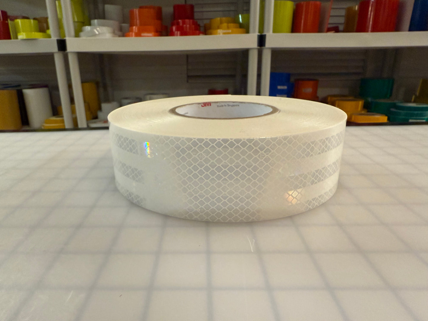 2" Inch White Reflective Tape 3M 3430 EGP Prismatic (Type 1) - Reflective Pro