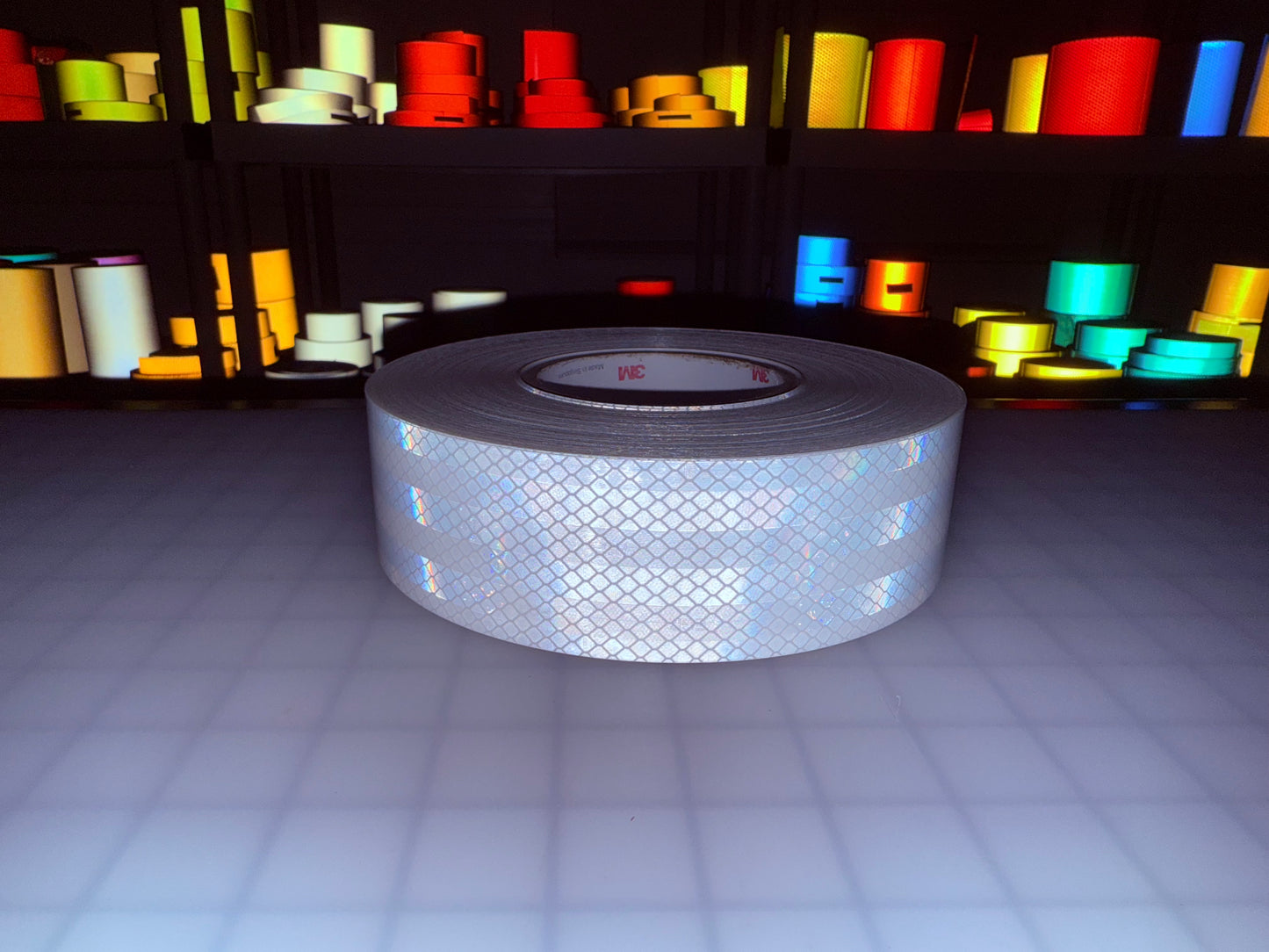 2" Inch White Reflective Tape 3M 3430 EGP Prismatic (Type 1) - Reflective Pro
